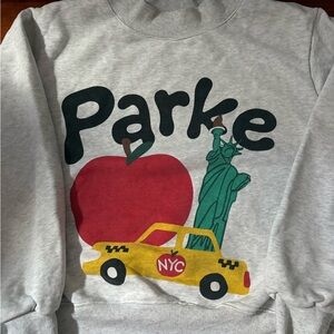 Parker Women's Gray NYC Graphic Sweatshirt